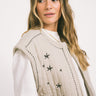 TILTIL Evi Emboidery Gilet Taupe - Things I Like Things I Love
