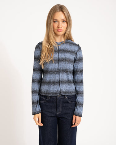 TILTIL Farah Flared Longsleeve Striped Blue - Things I Like Things I Love