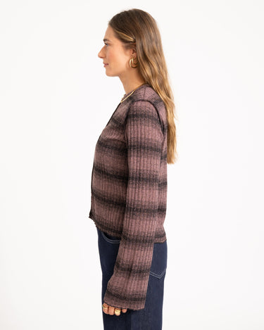 TILTIL Farah Flared Longsleeve Striped Brown - Things I Like Things I Love