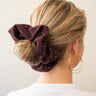 TILTIL Flora Dotted Scrunchie Bordeaux - Things I Like Things I Love