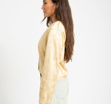 TILTIL Floral Gaia Blouse Gold - Things I Like Things I Love