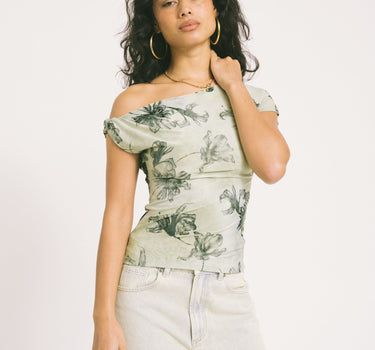 TILTIL Floral Laury Shortsleeve Green - Things I Like Things I Love