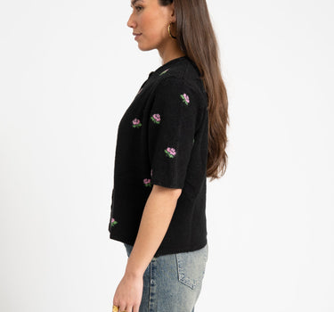TILTIL Flower Knit Black One Size - Things I Like Things I Love