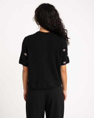 TILTIL Flower Knit Black One Size - Things I Like Things I Love