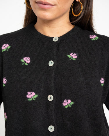 TILTIL Flower Knit Black One Size - Things I Like Things I Love