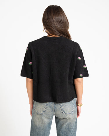 TILTIL Flower Knit Black One Size - Things I Like Things I Love