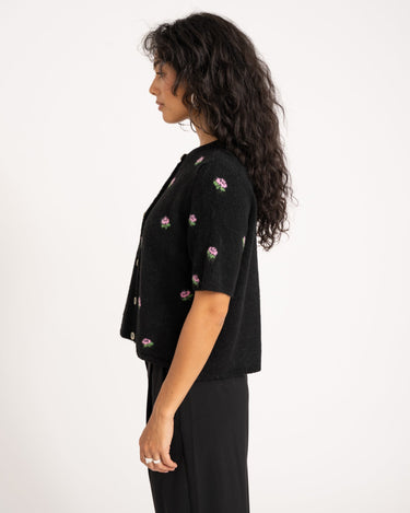 TILTIL Flower Knit Black One Size - Things I Like Things I Love