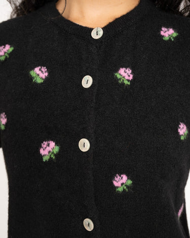 TILTIL Flower Knit Black One Size - Things I Like Things I Love