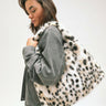 TILTIL Fluffy Bag Snow Leopard Off White - Things I Like Things I Love