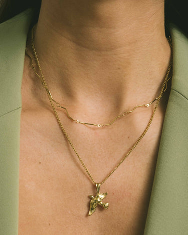 TILTIL Flying Dove Charm Gold - Things I Like Things I Love