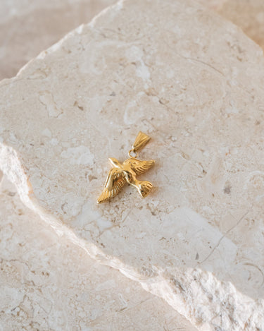 TILTIL Flying Dove Charm Gold - Things I Like Things I Love