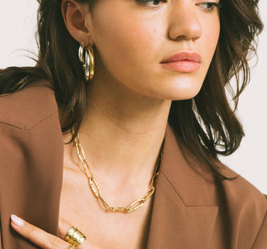 TILTIL Goldplated Necklace Rhode Chunky - Things I Like Things I Love