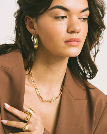 TILTIL Goldplated Necklace Rhode Chunky - Things I Like Things I Love