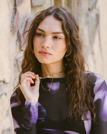 TILTIL Goldplated Necklace Rhode Chunky - Things I Like Things I Love