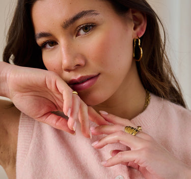 TILTIL Goldplated Ring Elly Gold - Things I Like Things I Love