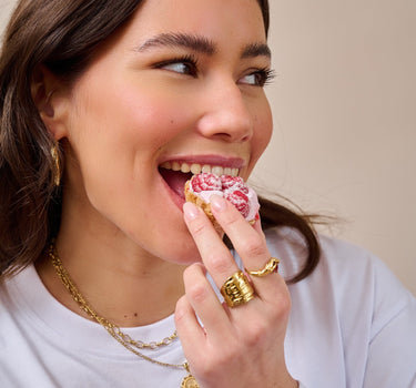 TILTIL Goldplated Ring Elly Gold - Things I Like Things I Love