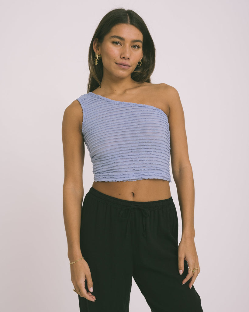 TILTIL Hailey Top Soft Blue Structure - Things I Like Things I Love