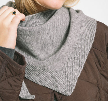 TILTIL Hally Triangle Scarf Grey - Things I Like Things I Love