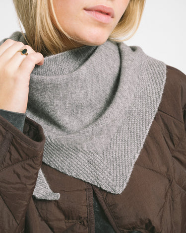TILTIL Hally Triangle Scarf Grey - Things I Like Things I Love