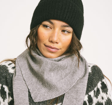 TILTIL Hally Triangle Scarf Grey - Things I Like Things I Love