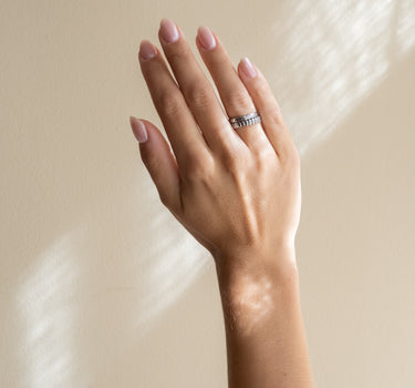 TILTIL Hammered Ring Zilver - Things I Like Things I Love