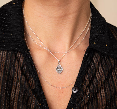 TILTIL Heated Heart Charm Silver - Things I Like Things I Love