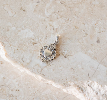 TILTIL Heated Heart Charm Silver - Things I Like Things I Love