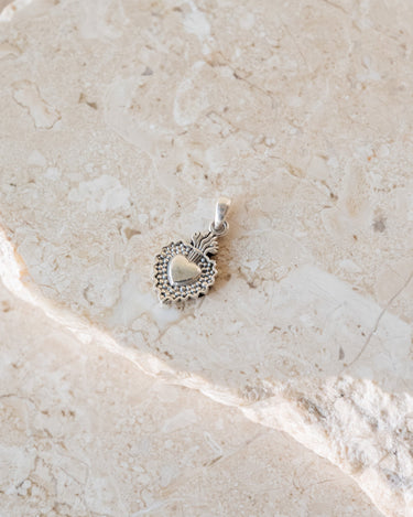 TILTIL Heated Heart Charm Silver - Things I Like Things I Love