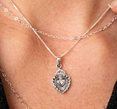 TILTIL Heated Heart Charm Silver - Things I Like Things I Love