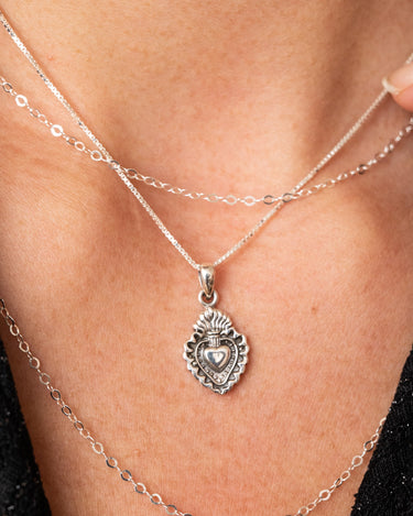 TILTIL Heated Heart Charm Silver - Things I Like Things I Love