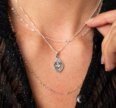 TILTIL Heated Heart Charm Silver - Things I Like Things I Love