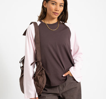 TILTIL Heavy Doka Raglan Bruin - Things I Like Things I Love