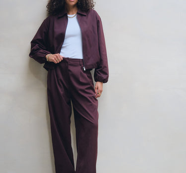 TILTIL Heavy Meysa Pantalon Aubergine - Things I Like Things I Love