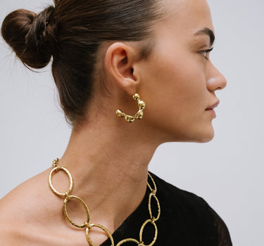 TILTIL Heavy Statement Necklace Gold - Things I Like Things I Love