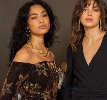 TILTIL Heavy Statement Necklace Gold - Things I Like Things I Love