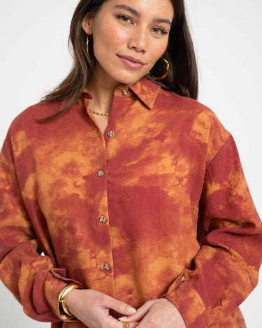 TILTIL Heidi Blouse Faded Terracotta One Size - Things I Like Things I Love