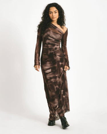TILTIL Hera Dress Faded Brown - Things I Like Things I Love