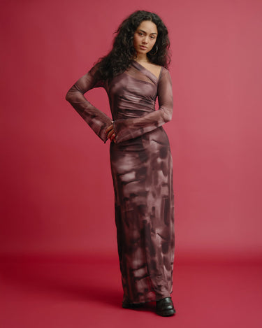 TILTIL Hera Dress Faded Brown - Things I Like Things I Love