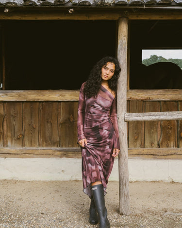 TILTIL Hera Dress Faded Brown - Things I Like Things I Love