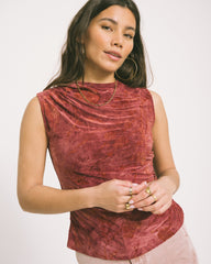 TILTIL Hibiscus Caia Top Red - Things I Like Things I Love