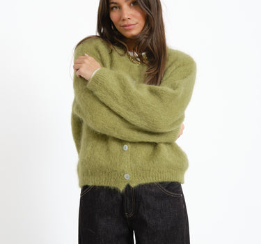 TILTIL Hilde Knitted Vest One Size Green - Things I Like Things I Love