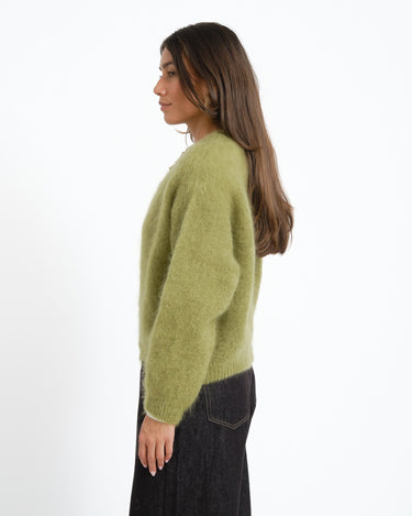 TILTIL Hilde Knitted Vest One Size Green - Things I Like Things I Love