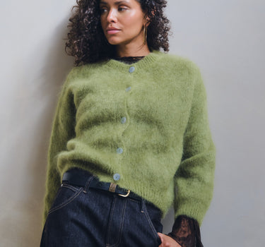 TILTIL Hilde Knitted Vest One Size Green - Things I Like Things I Love