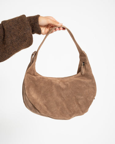 TILTIL Hobo Bag Suede Taupe - Things I Like Things I Love