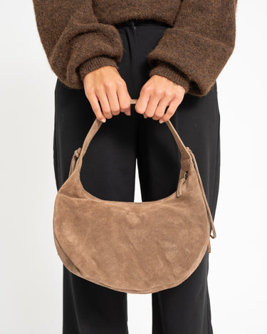 TILTIL Hobo Bag Suede Taupe - Things I Like Things I Love