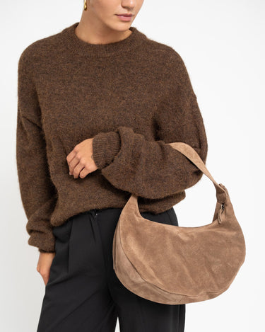 TILTIL Hobo Bag Suede Taupe - Things I Like Things I Love
