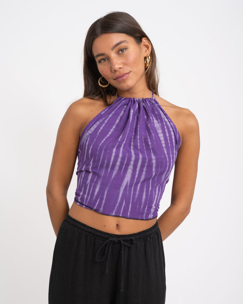TILTIL Holly Halter Batik Purple Fade One Size - Things I Like Things I Love