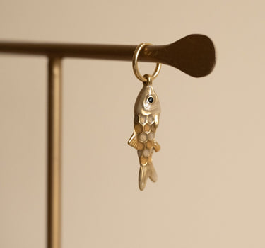TILTIL Hoop Goldplated Fishy Friend Gold - Things I Like Things I Love