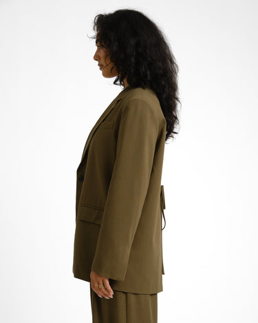 TILTIL Indy Open Back Blazer Groen - Things I Like Things I Love