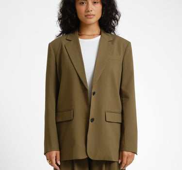 TILTIL Indy Open Back Blazer Groen - Things I Like Things I Love